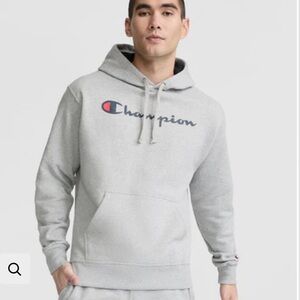 Men’s Gray Champion hoodie
